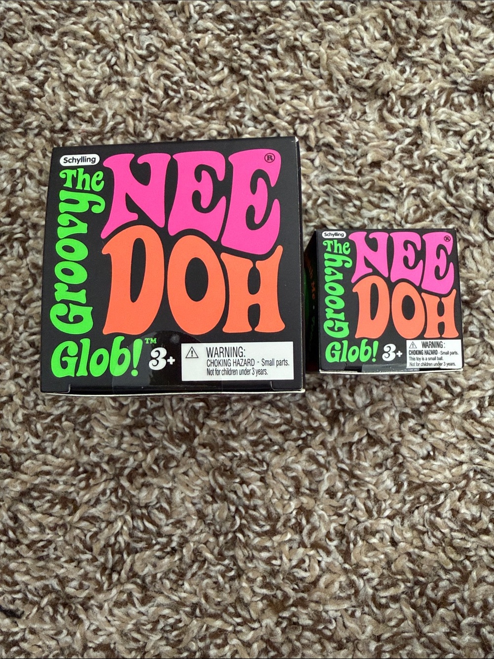Green Schylling The Groovy Glob needoh + teenie groovy glob needoh - Picture 2 of 4